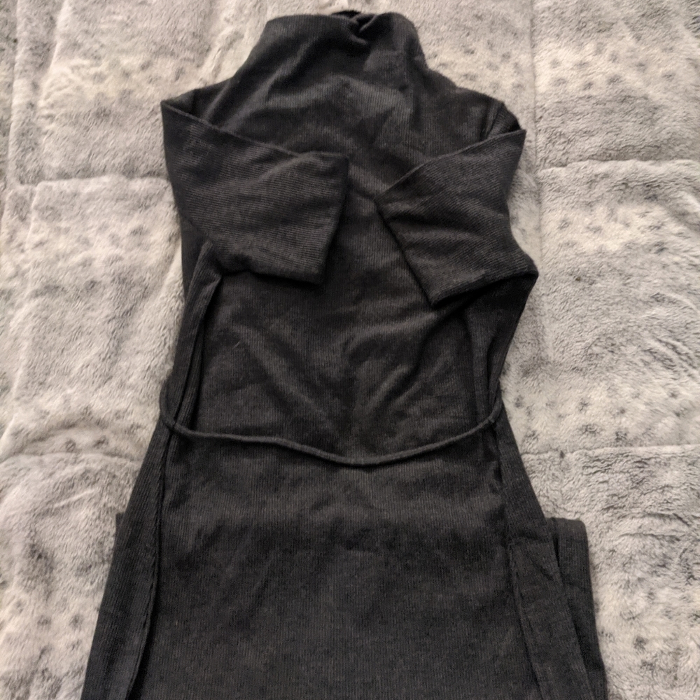 Long sleeve heavy (feels like wool?) Dress